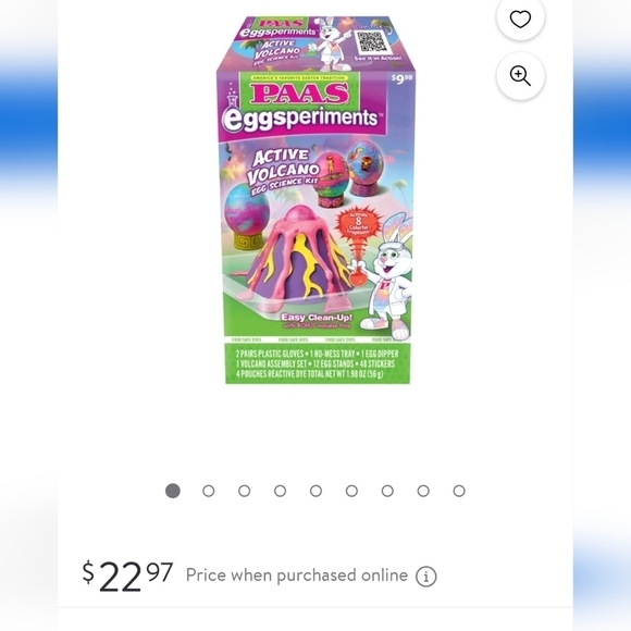 PAAS Easter Egg Kits 6 Decorating Kits Active Volcano, color cups Etc - Picture 5 of 14